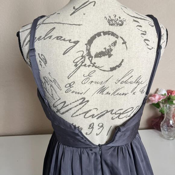 Gray bcbg cocktail dress size2 - Picture 5 of 6